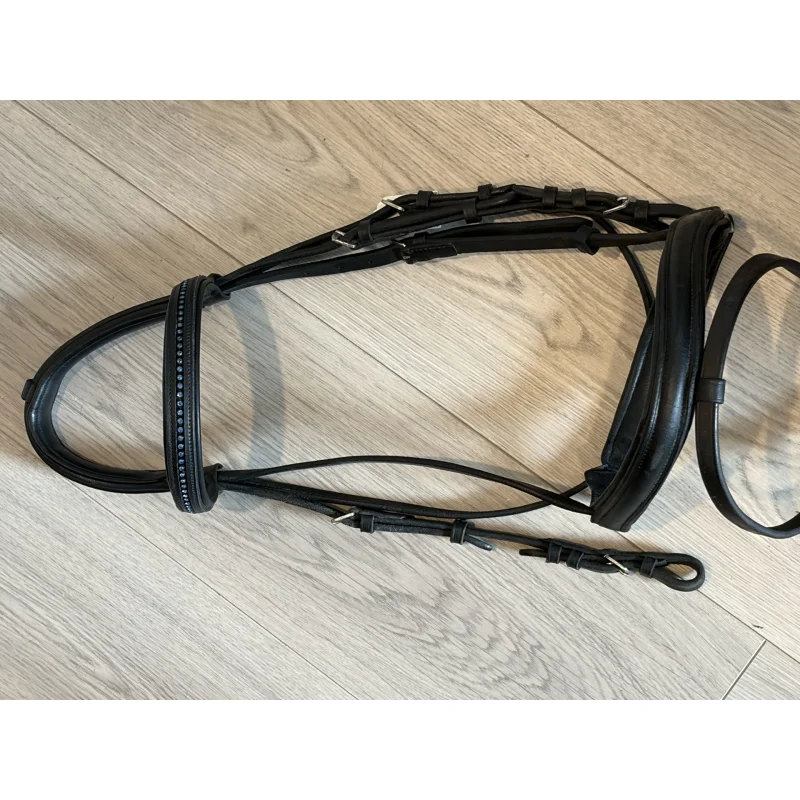 Bridon noir Poney