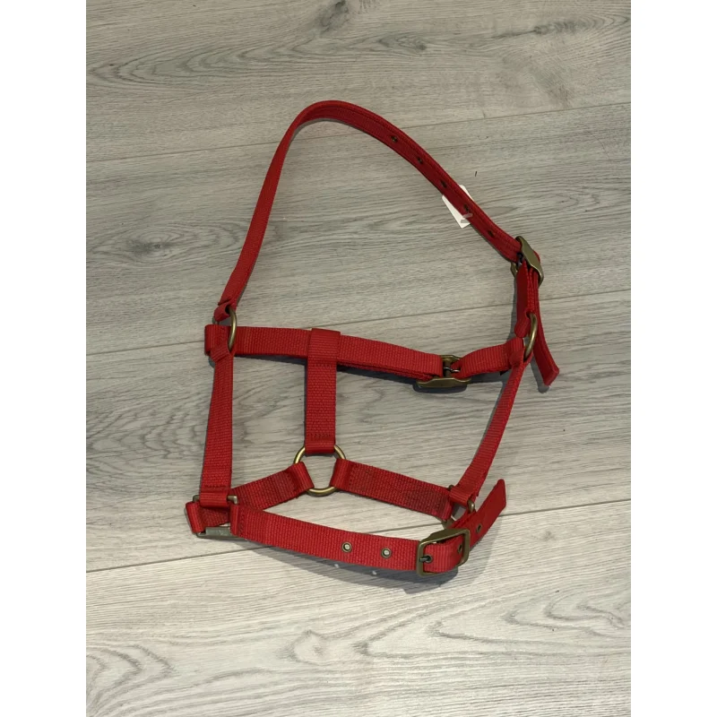 Licol Cottage Craft rouge poney